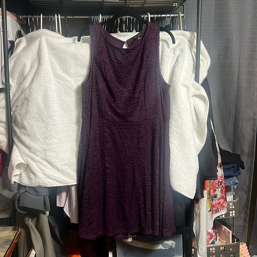 Purple XXL mid dress